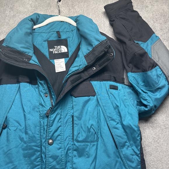 The North Face‎ Extreme Gear Hooded Jacket Men's XL Blue Black Ski Snow Vintage